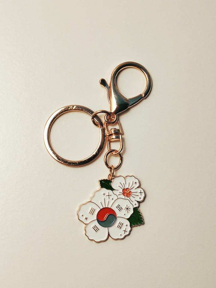 Porte-clés fleur / porte-clés pour femme mignon / aiguille de