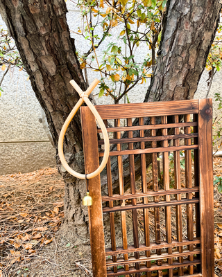 Mini clochette de porte coréenne en bois