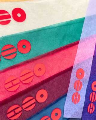 Ruban Danggi Transparent Inspiré de la K-Pop