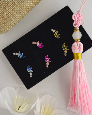 Boucles d'oreilles ' Cristal Intemporel '