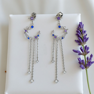 Boucles d'oreilles ' Nuit Boréale '