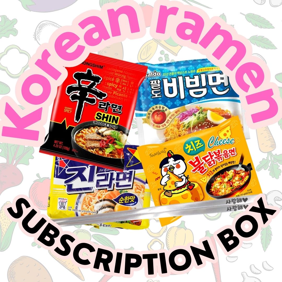 4 Ramen Box & Baguette Coréenne