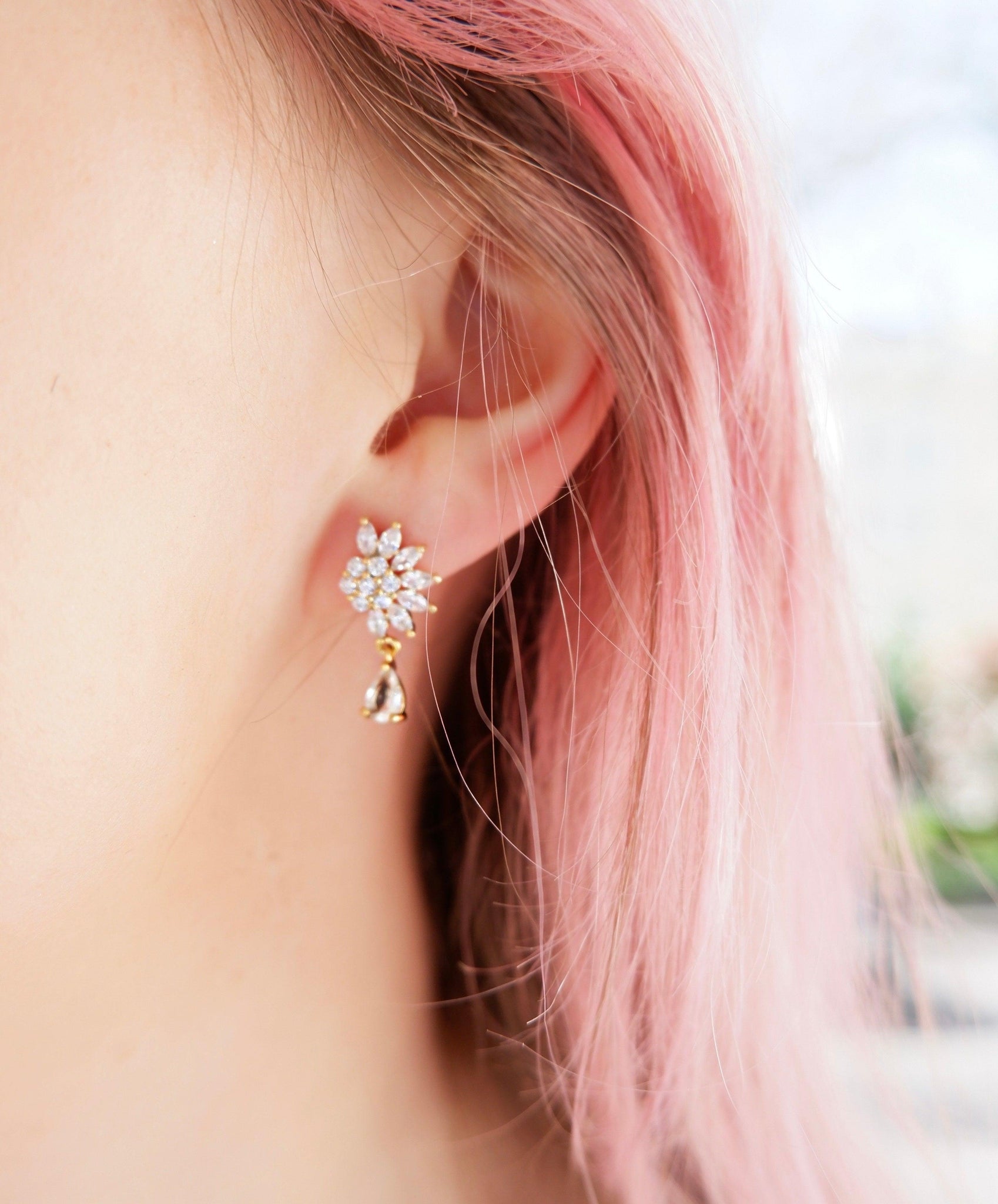 Boucles d'oreilles  Cherry Blossom - La Bouclette