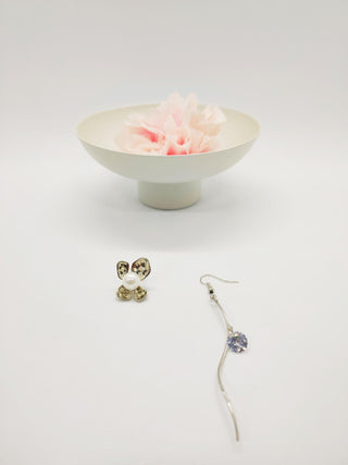 Boucles d'oreilles diamant fleuri - La Bouclette