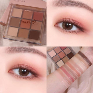 ETUDE HOUSE - Play Color Eyes Palette 9 eye shadows #Casa Fig - La Bouclette